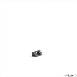 Light Line Endkappe Mini LL 1606, mit Kabelausgang, schwarz, 1 Stk.